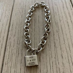 Tiffany & Co. Padlock Bracelet .925 Sterling